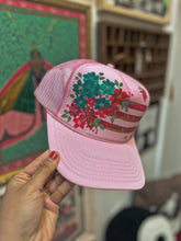 Pink American flag
