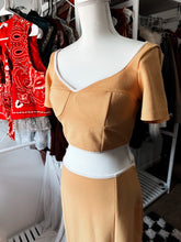 NWT: Anthropologie Yellow with cream set size M