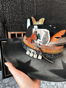 Whimsical Witch Outlaw Hat