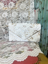 White and golden champagne leaves