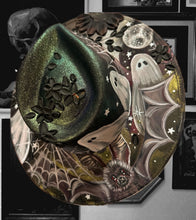 182_tattoos_n_cupcakes custom 2 flat brims (spooky and cowgirl Prada) size large