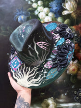 Witchy moon and sun color shifting hat