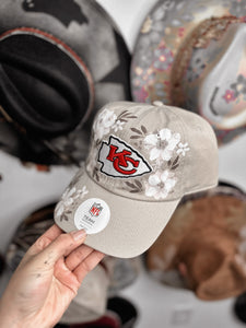 Chiefs tan with white