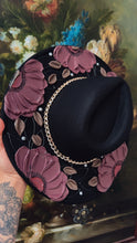 Burgundy with metallic black and silver