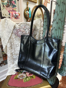 Hand painted 90s HOBO brand spacious long shoulder bag