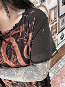 “444” Piercings and Bleach  Black Size L tee