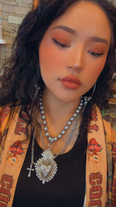 Sacred Heart Chunky Necklace