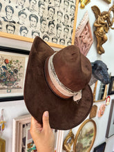 Brown classy cowgirl hat