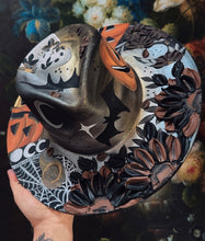 Retro floral spooky hat