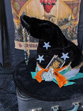 Black in the Stars witch hat (plus free witch hat)