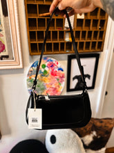 Hand painted one of a kind rainbow trout black purse