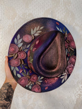 Ombre shimmer dark florals