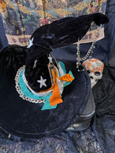 Black in the Stars witch hat (plus free witch hat)