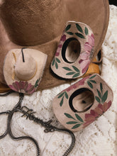 Maybe taupe cowgirl hat car charm/ornament