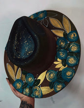 Teal and gold