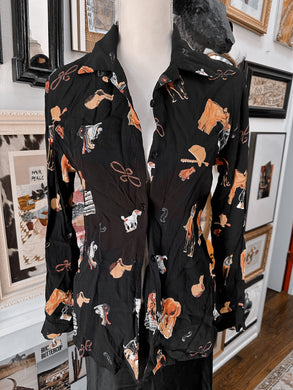 Cowgirl artist top size S