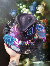 Purple shimmer color shifting hat