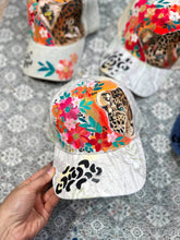 One of one: Camo leopard florals cap