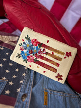 Americana hand painted pouch
