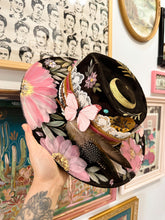 Deep brown with blush pink