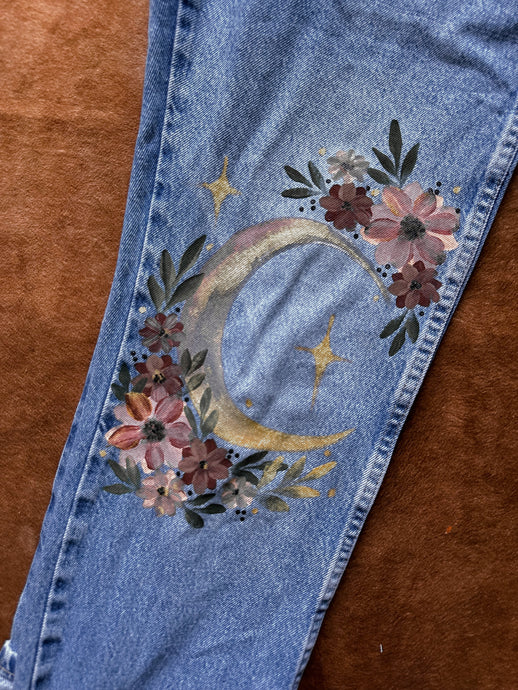 Vintage wrangler baggy denim size L (29-30)