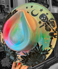 Colorful spooky 90s inspired hat