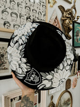 Raiders hat top and bottom painted