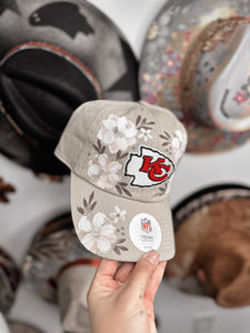 Chiefs tan with white