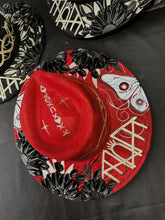 Red and black sleep token inspired hat (made to order)