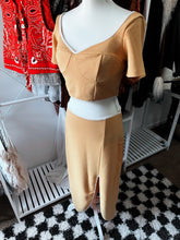 NWT: Anthropologie Yellow with cream set size M