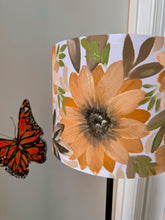 Made to order: Handpainted sunflower one of a kind lamp shade (all around 360 original painting)