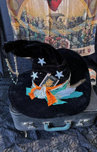 Black in the Stars witch hat (plus free witch hat)
