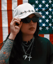 OUTCAST ANTHEM: Camo wire handpainted cap