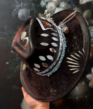 Witch Outlaw Color shift hat with gold snake