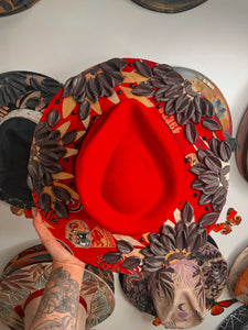 Red 49ers inspired hat