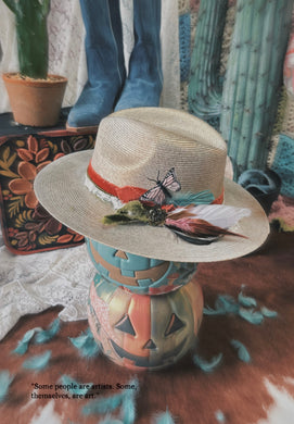 Cottage palm leaf hat