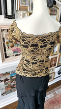 Whimsigoth vintage lace top size M