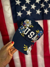 USA red, white and blue baseball cap
