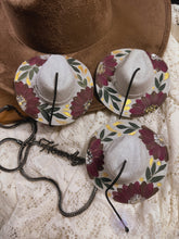 Gray and Mauve with gold ornament/ car charm