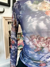 Whimsigoth sheer angel top size XS