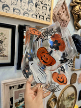 Clear life size spooky cowgirl hat