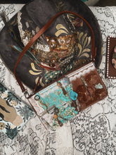 Rare 1 of 1 handmade charms vintage shoulder purse with stones