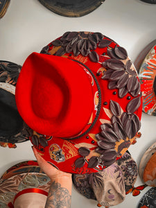 Red 49ers inspired hat