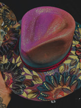 Jewel toned ombre extra shimmer hat