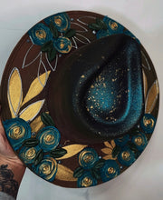 Teal and gold