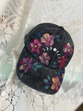 Witchy moon embroidered cap