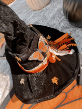 Autumn Witch Hat with Mushrooms- free crystal