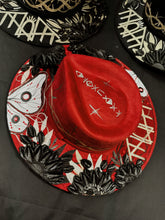 Red and black sleep token inspired hat (made to order)