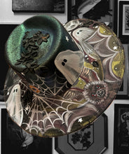 182_tattoos_n_cupcakes custom 2 flat brims (spooky and cowgirl Prada) size large