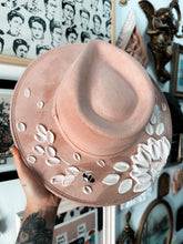 Blush Pink shimmer floral